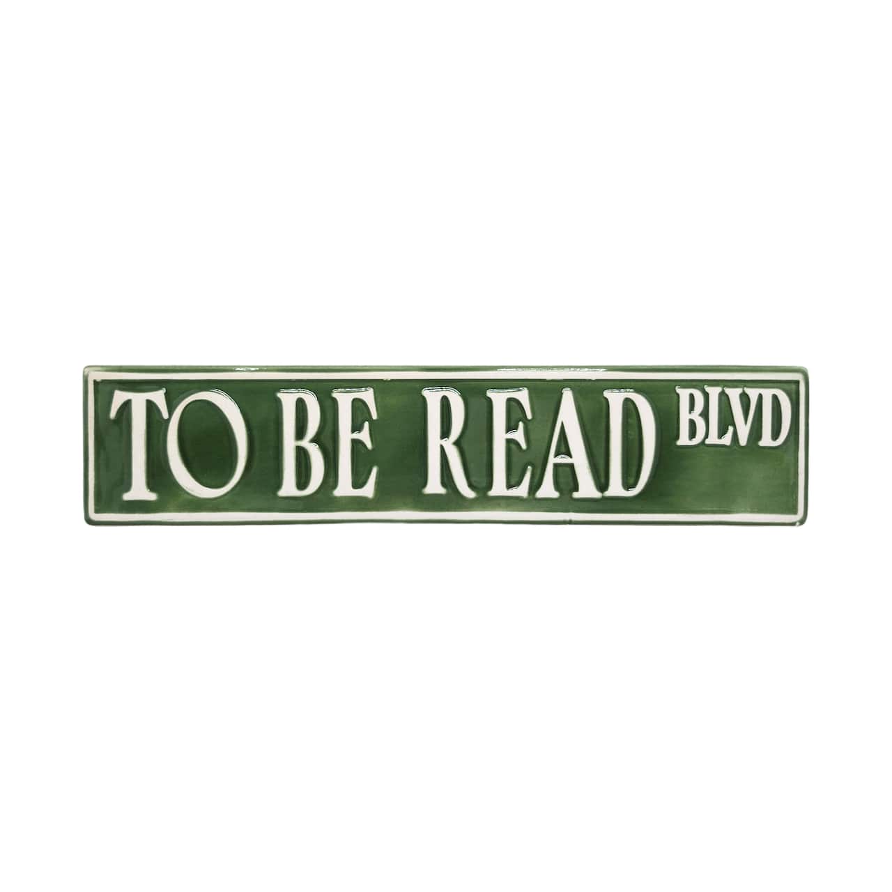 8.75" To Be Read Blvd. Ceramic Tabletop Sign by Ashland®